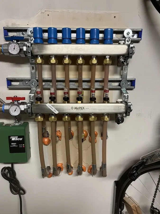 Plumber performing Leak Detection at a residential property in Patton